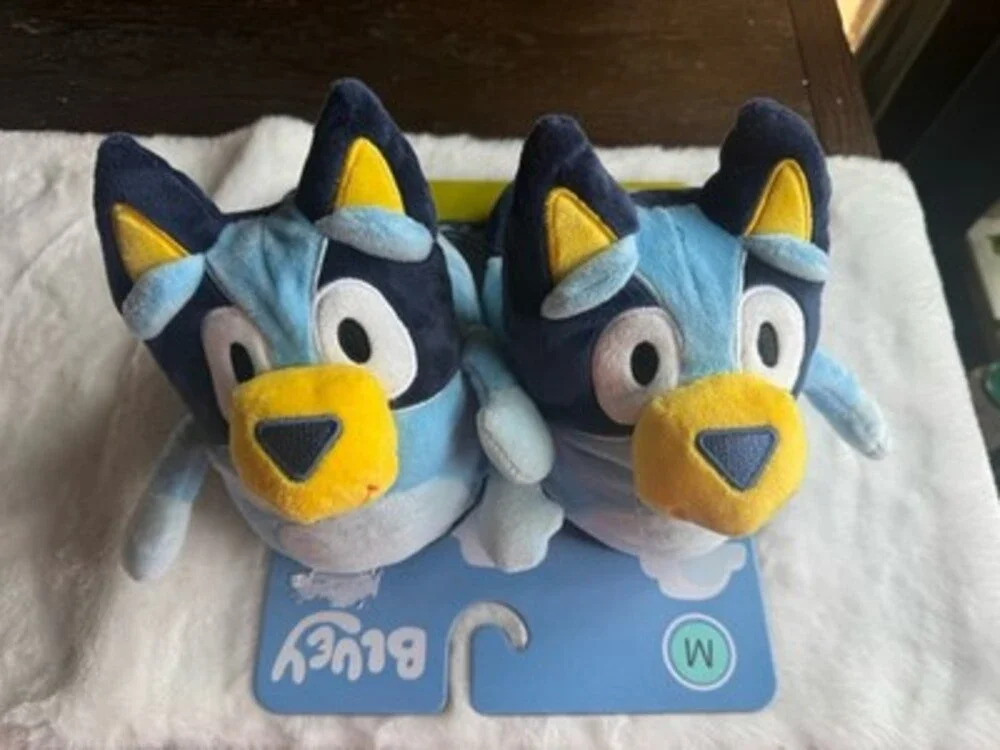 Brand New Bluey Slippers Size Medium NWT
